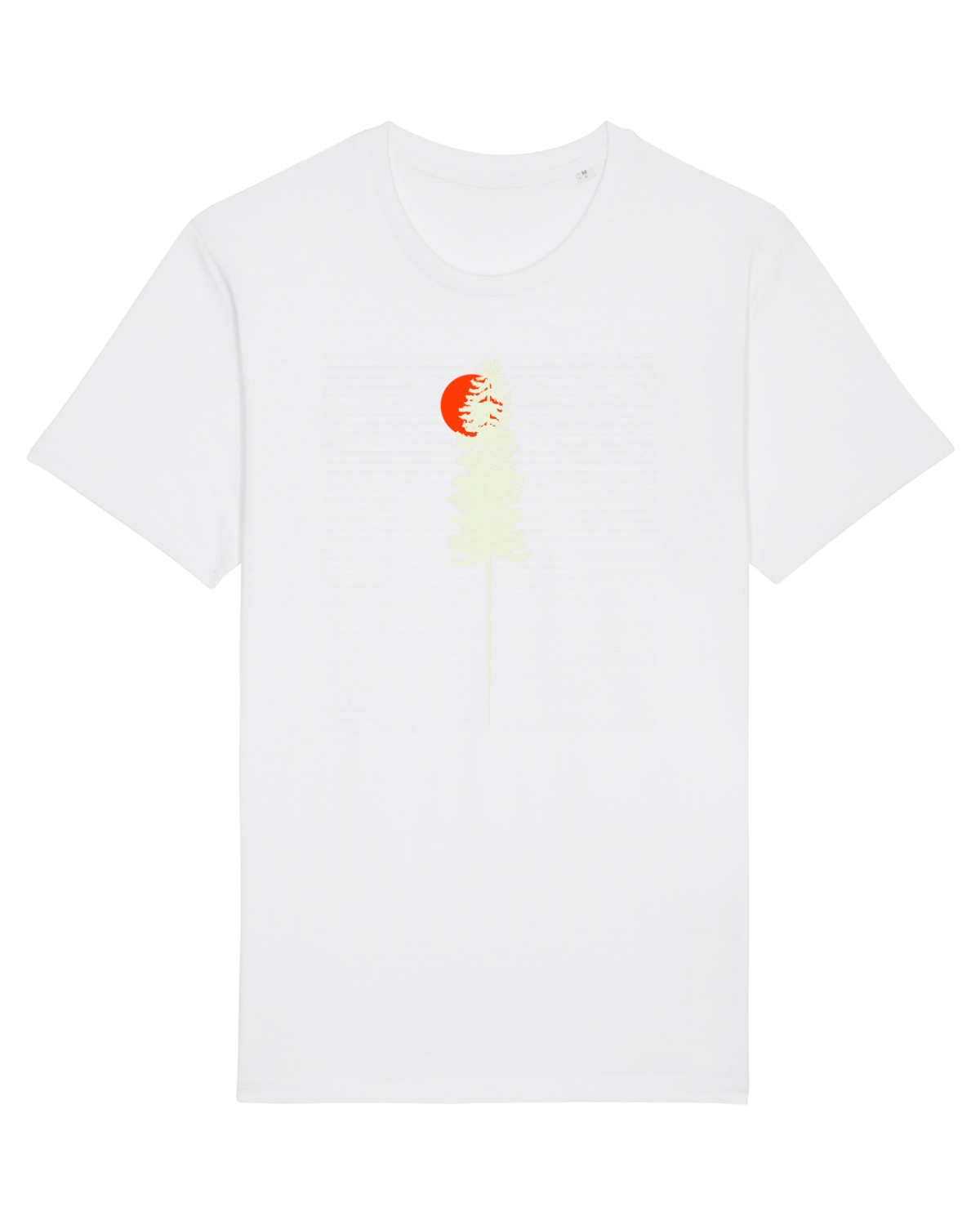 Tricou mânecă scurtă Unisex Rocker White