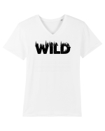 WILD Tricou mânecă scurtă guler V Bărbat Presenter