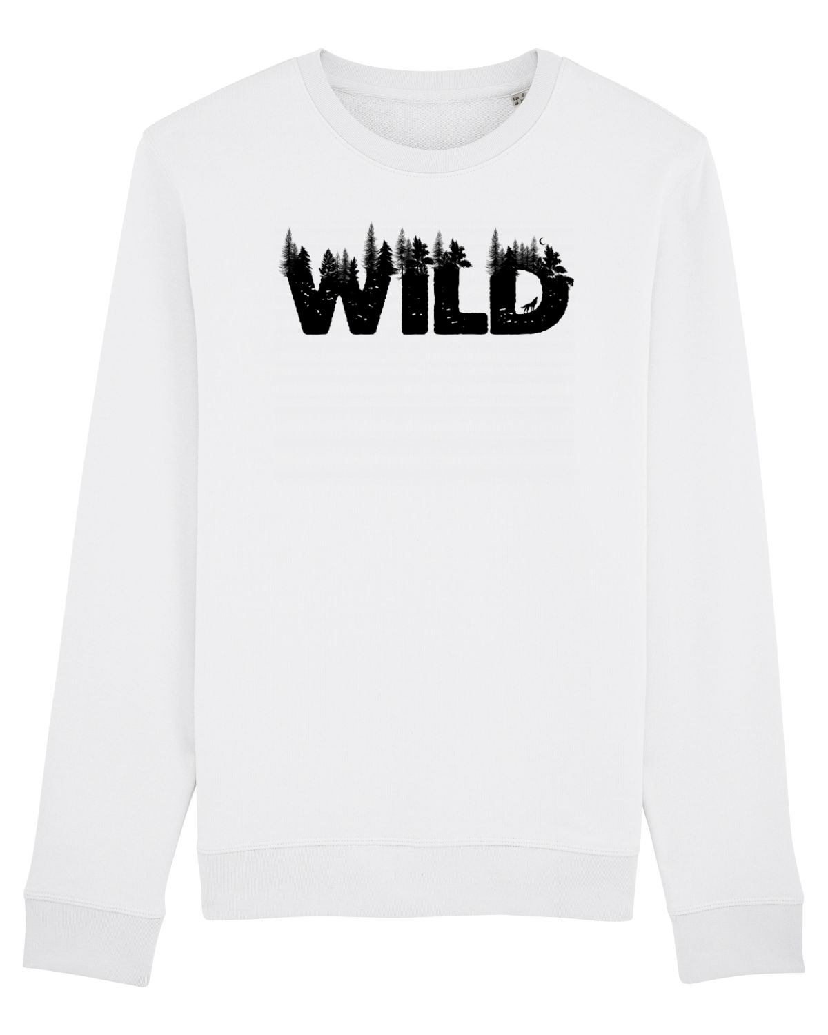 Bluză mânecă lungă Unisex Rise White