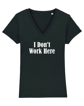 I don't work here Black