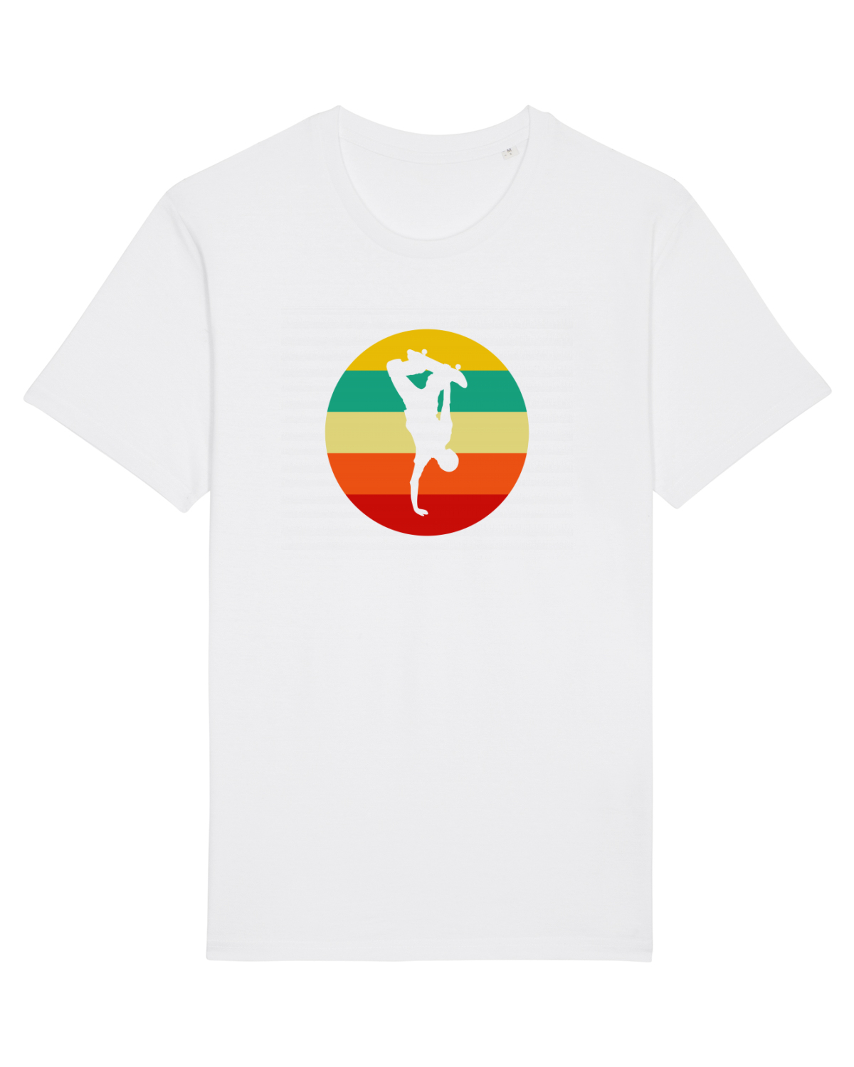 Tricou mânecă scurtă Unisex Rocker White