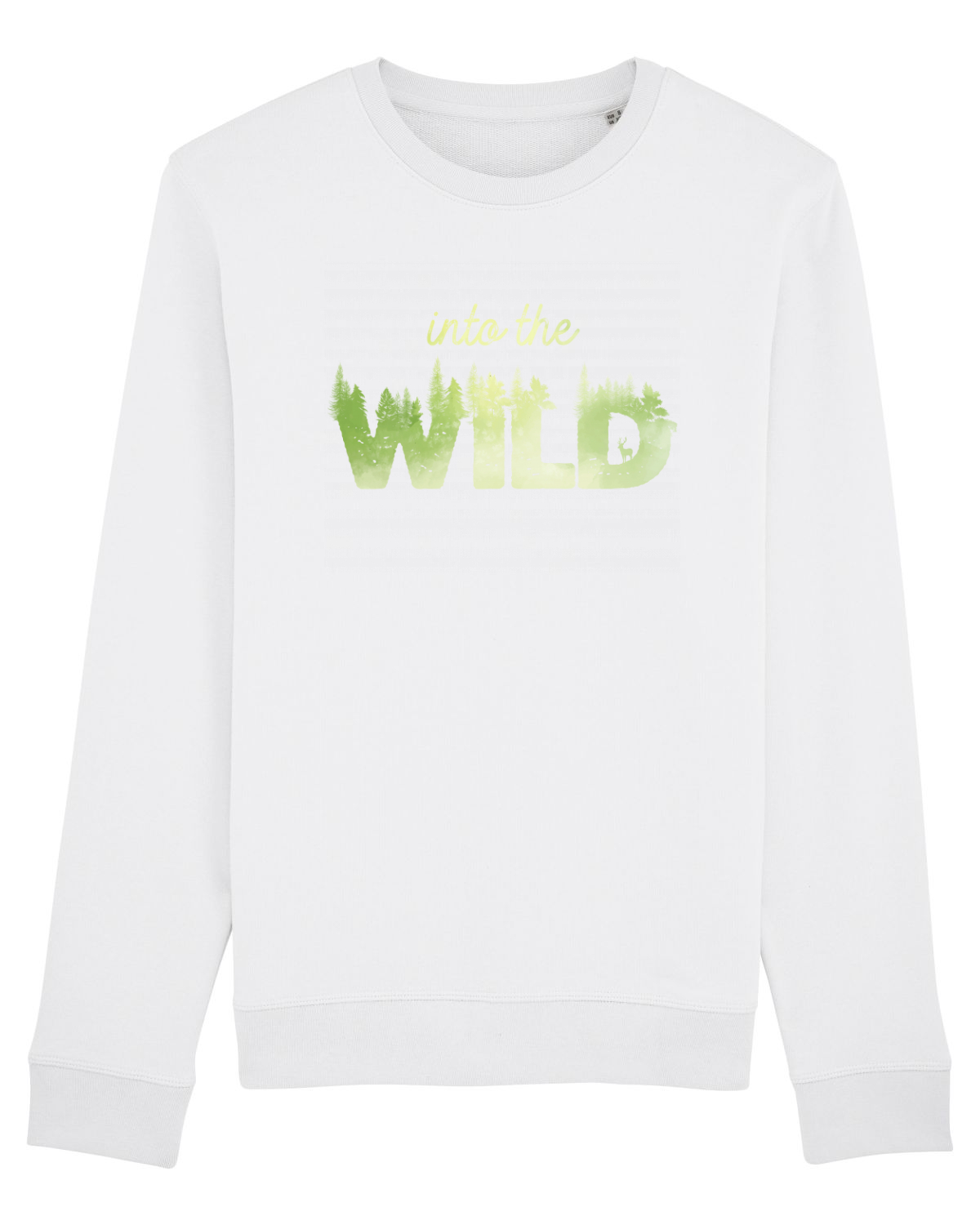 Bluză mânecă lungă Unisex Rise White