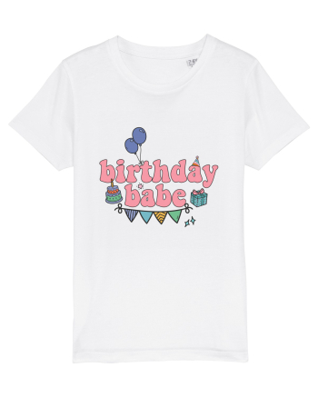 Birthday Babe White