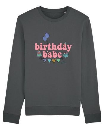 Birthday Babe Anthracite