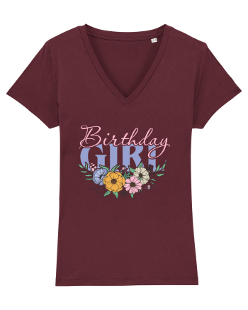 Birthday Girl Burgundy