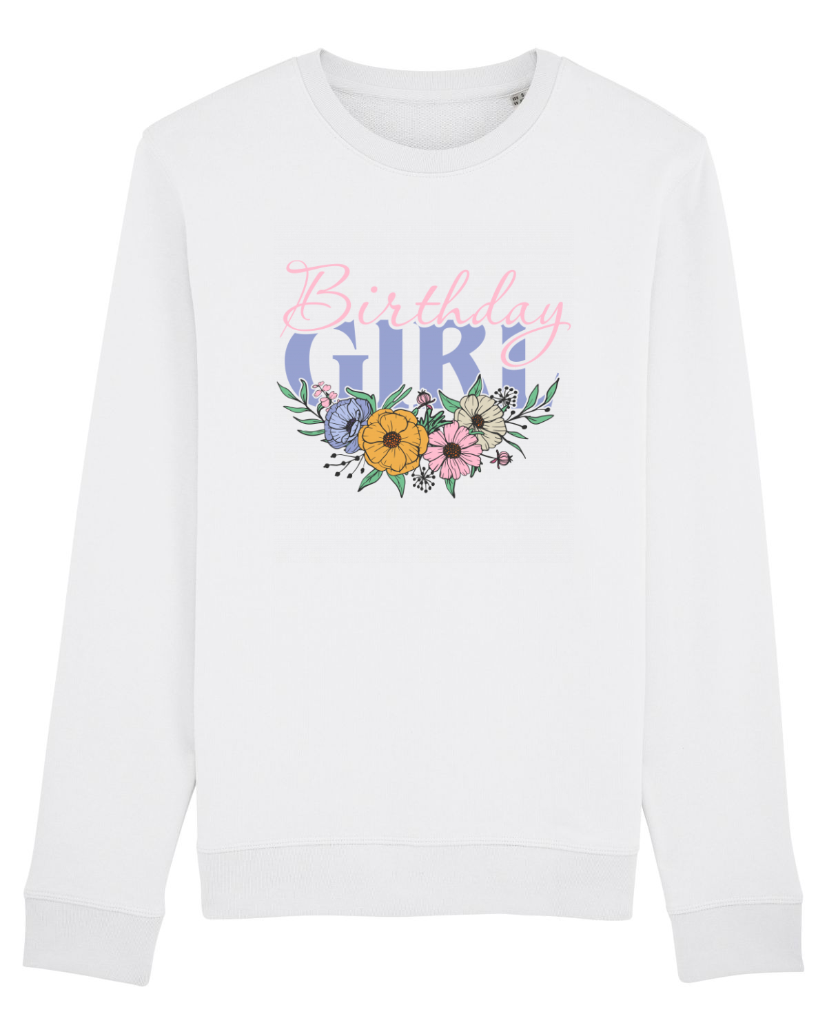 Bluză mânecă lungă Unisex Rise White