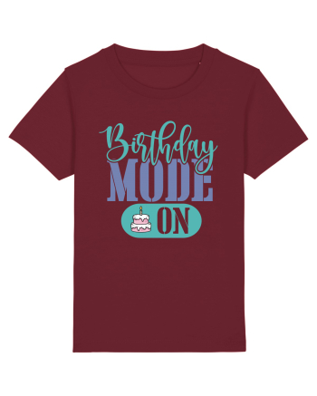 Birthday Mode On Burgundy