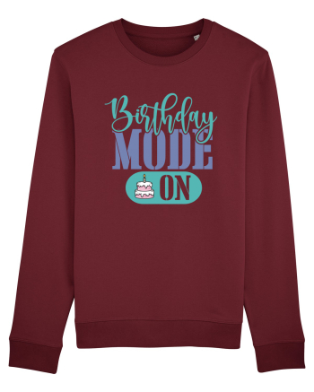 Birthday Mode On Burgundy