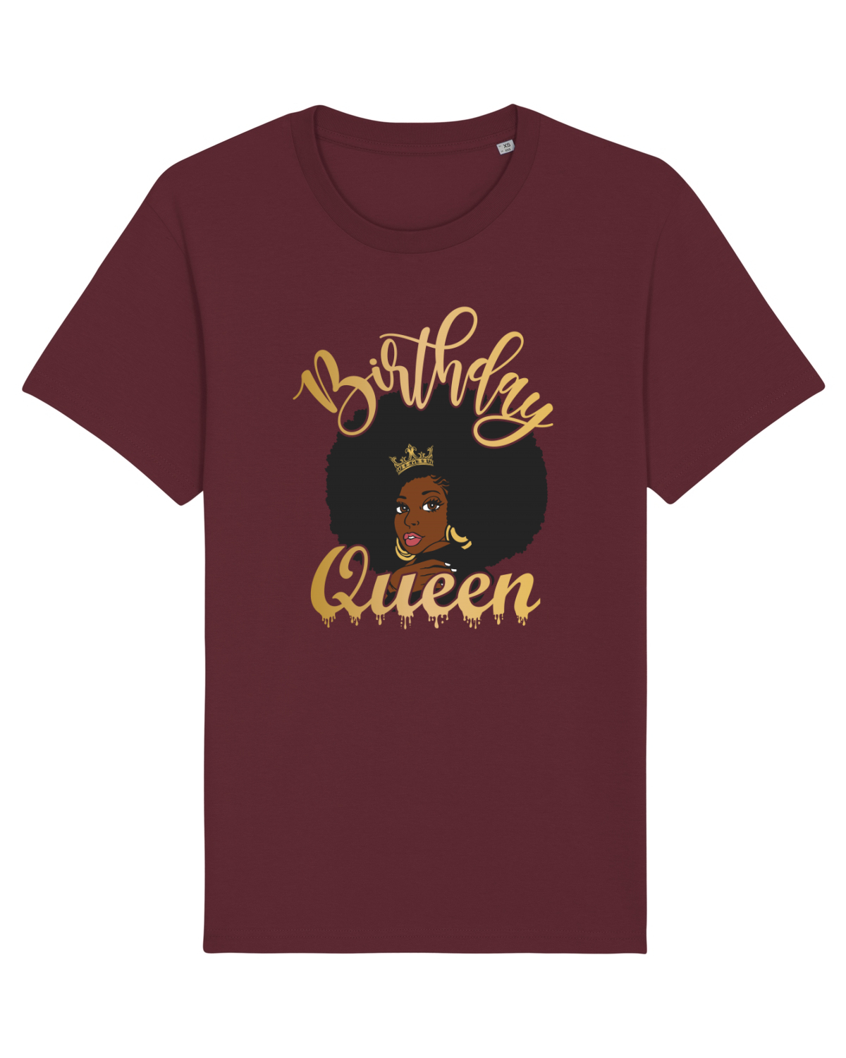 Tricou mânecă scurtă Unisex Rocker Burgundy