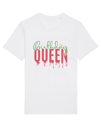 Birthday Queen White