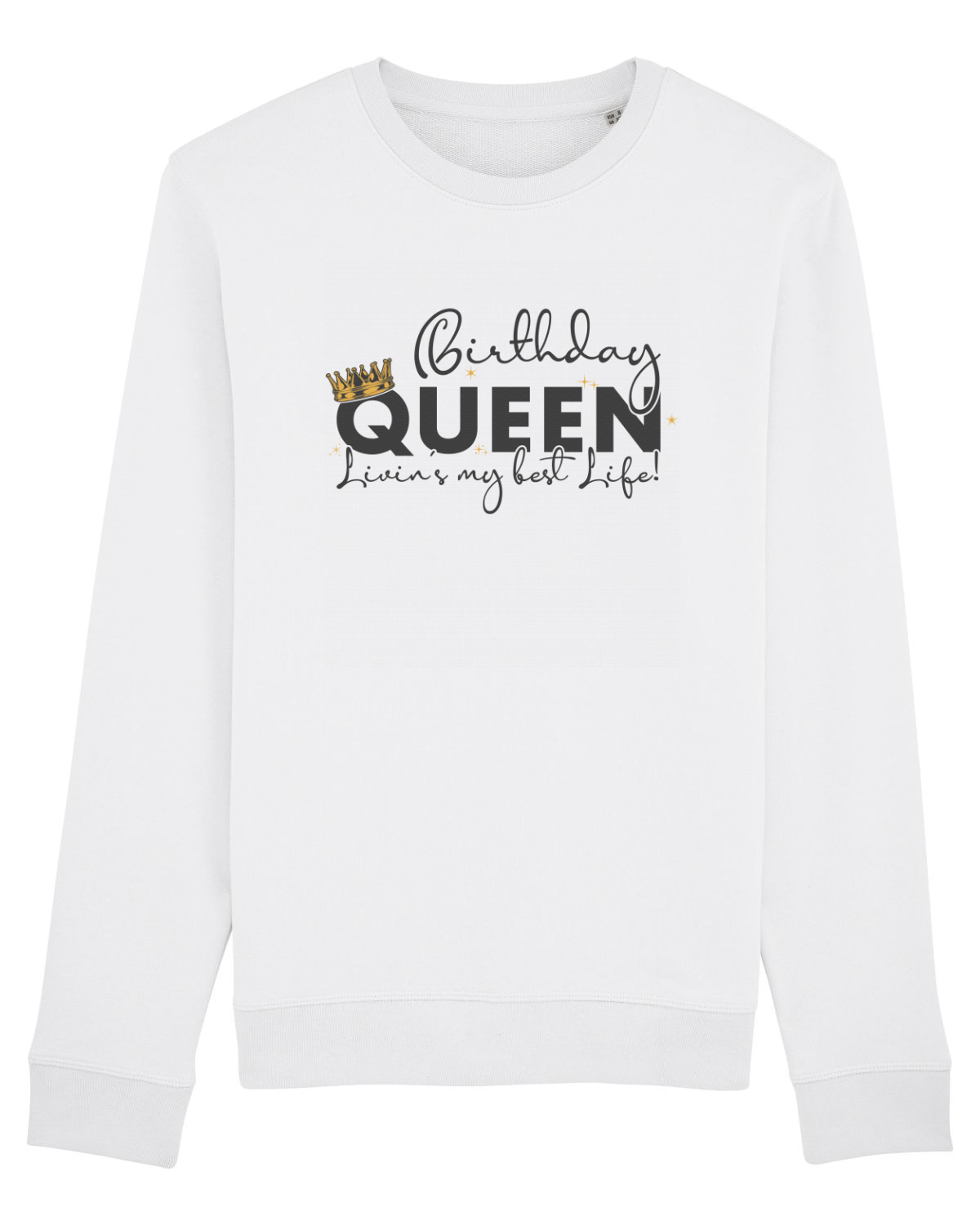 Bluză mânecă lungă Unisex Rise White