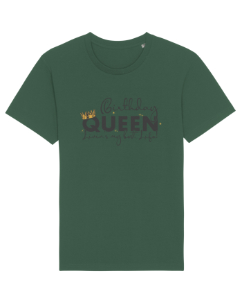 Birthday Queen Living My Best Life Bottle Green
