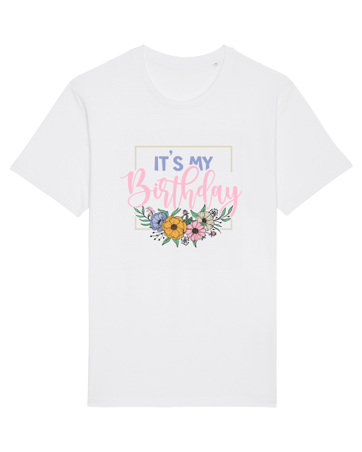 Tricou mânecă scurtă Unisex Rocker White