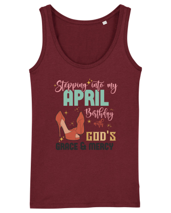 Stepping Into My April Birthday Burgundy