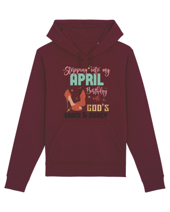 Stepping Into My April Birthday Burgundy