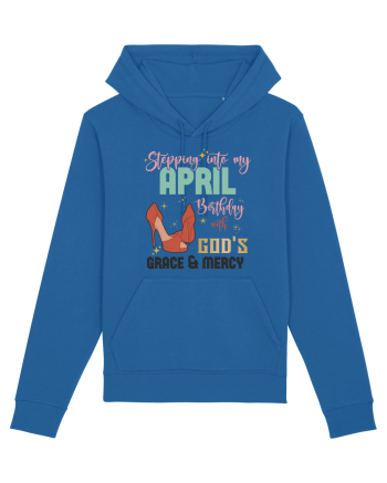Stepping Into My April Birthday Royal Blue
