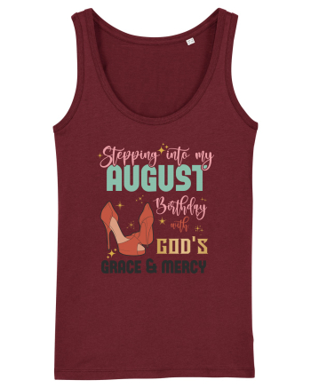 Stepping Into My August Birthday Burgundy