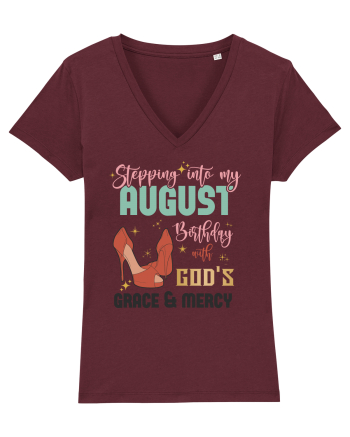 Stepping Into My August Birthday Burgundy