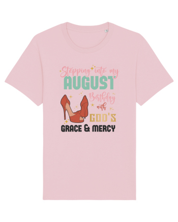 Stepping Into My August Birthday Cotton Pink