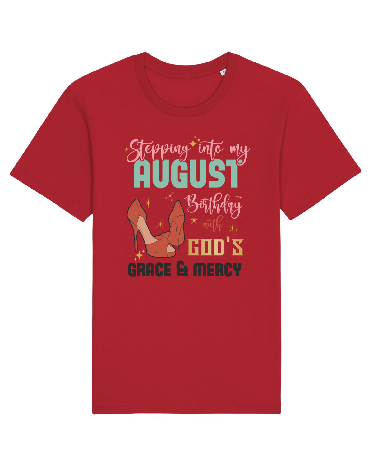 Tricou mânecă scurtă Unisex Rocker Red