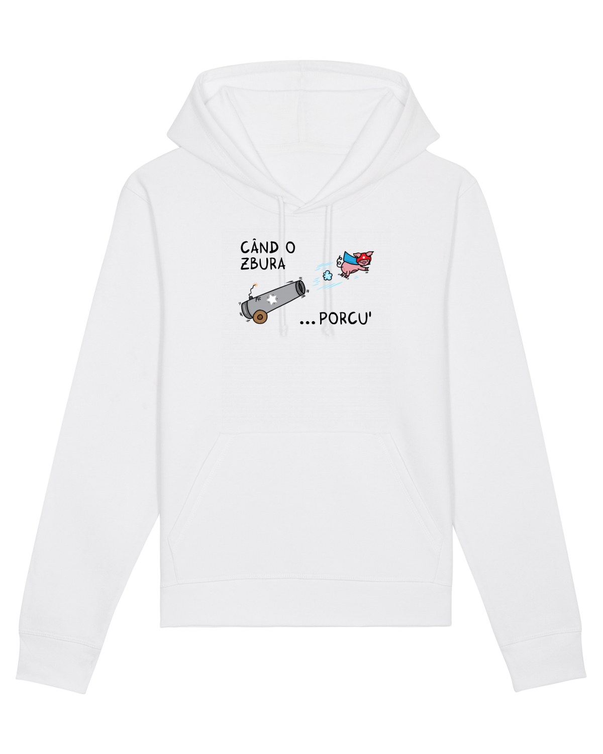 Hanorac Unisex Drummer White
