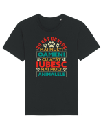 Iubesc animalele Tricou mânecă scurtă Unisex Rocker