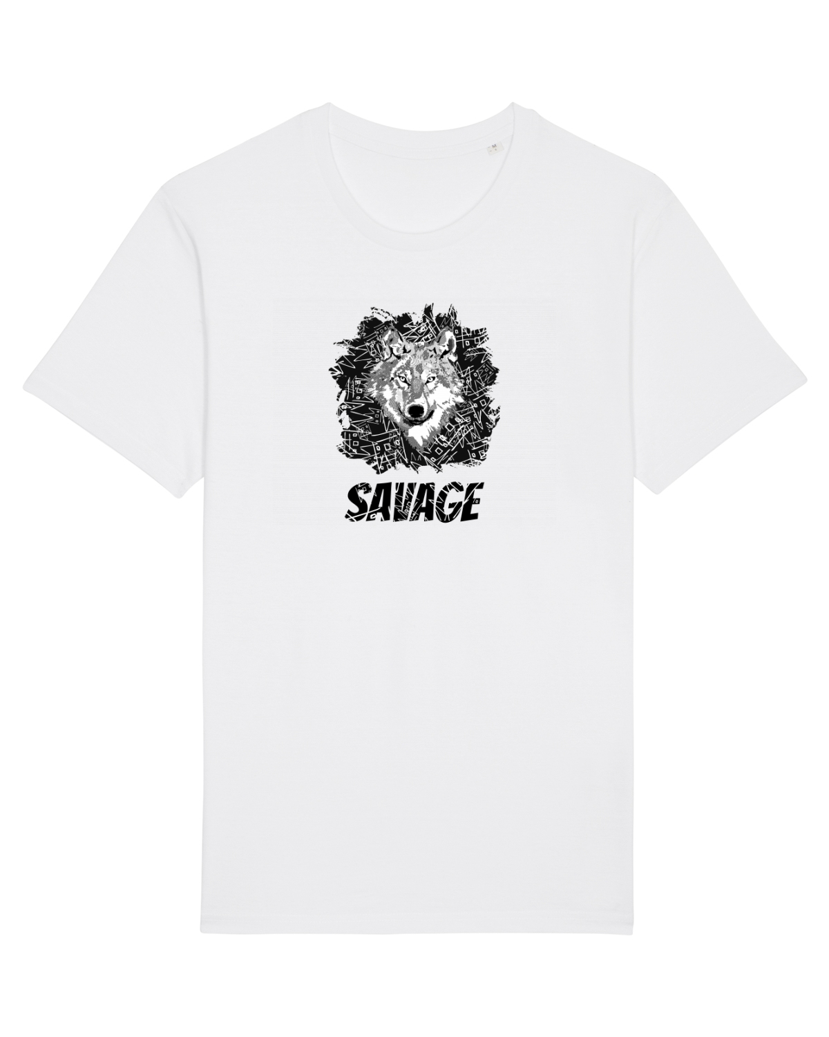 Tricou mânecă scurtă Unisex Rocker White