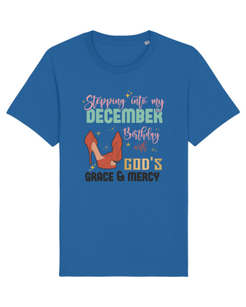Stepping Into My December Birthday Royal Blue