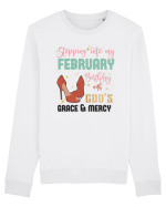 Stepping Into My February Birthday Bluză mânecă lungă Unisex Rise