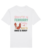 Stepping Into My February Birthday Tricou mânecă scurtă Unisex Rocker