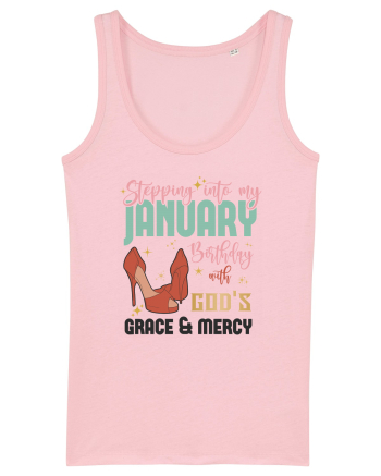 Stepping Into My January Birthday Cotton Pink