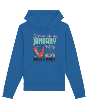 Stepping Into My January Birthday Royal Blue