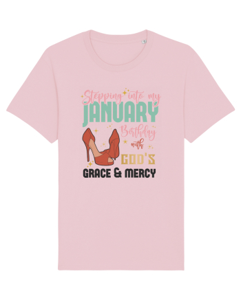 Stepping Into My January Birthday Cotton Pink