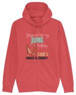Stepping Into My June Birthday Hanorac cu fermoar Unisex Connector