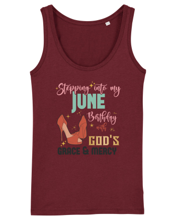 Stepping Into My June Birthday Burgundy