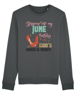 Stepping Into My June Birthday Bluză mânecă lungă Unisex Rise
