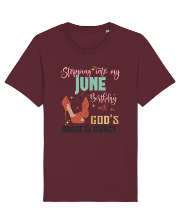 Stepping Into My June Birthday Burgundy