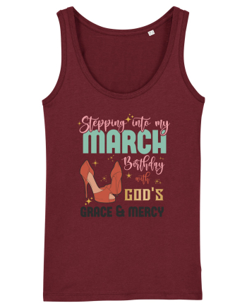 Stepping Into My March Birthday Burgundy