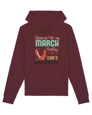 Stepping Into My March Birthday Burgundy