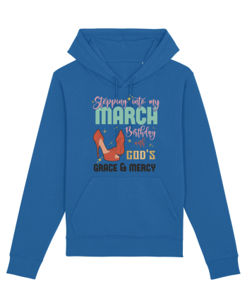 Stepping Into My March Birthday Royal Blue