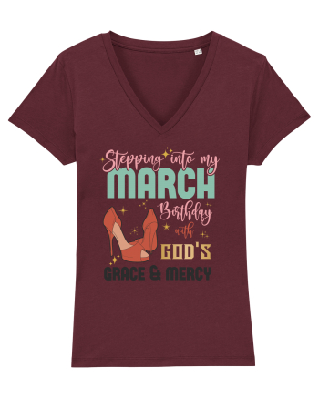 Stepping Into My March Birthday Burgundy