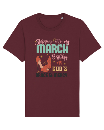 Stepping Into My March Birthday Burgundy