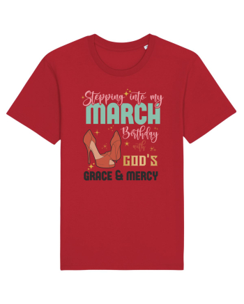 Stepping Into My March Birthday Red