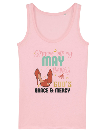 Stepping Into My May Birthday Cotton Pink