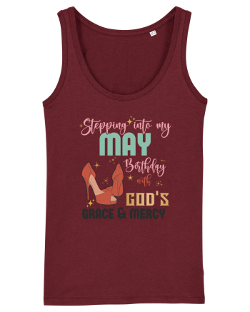 Stepping Into My May Birthday Burgundy