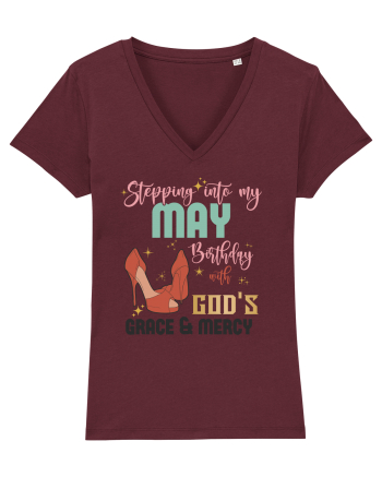 Stepping Into My May Birthday Burgundy