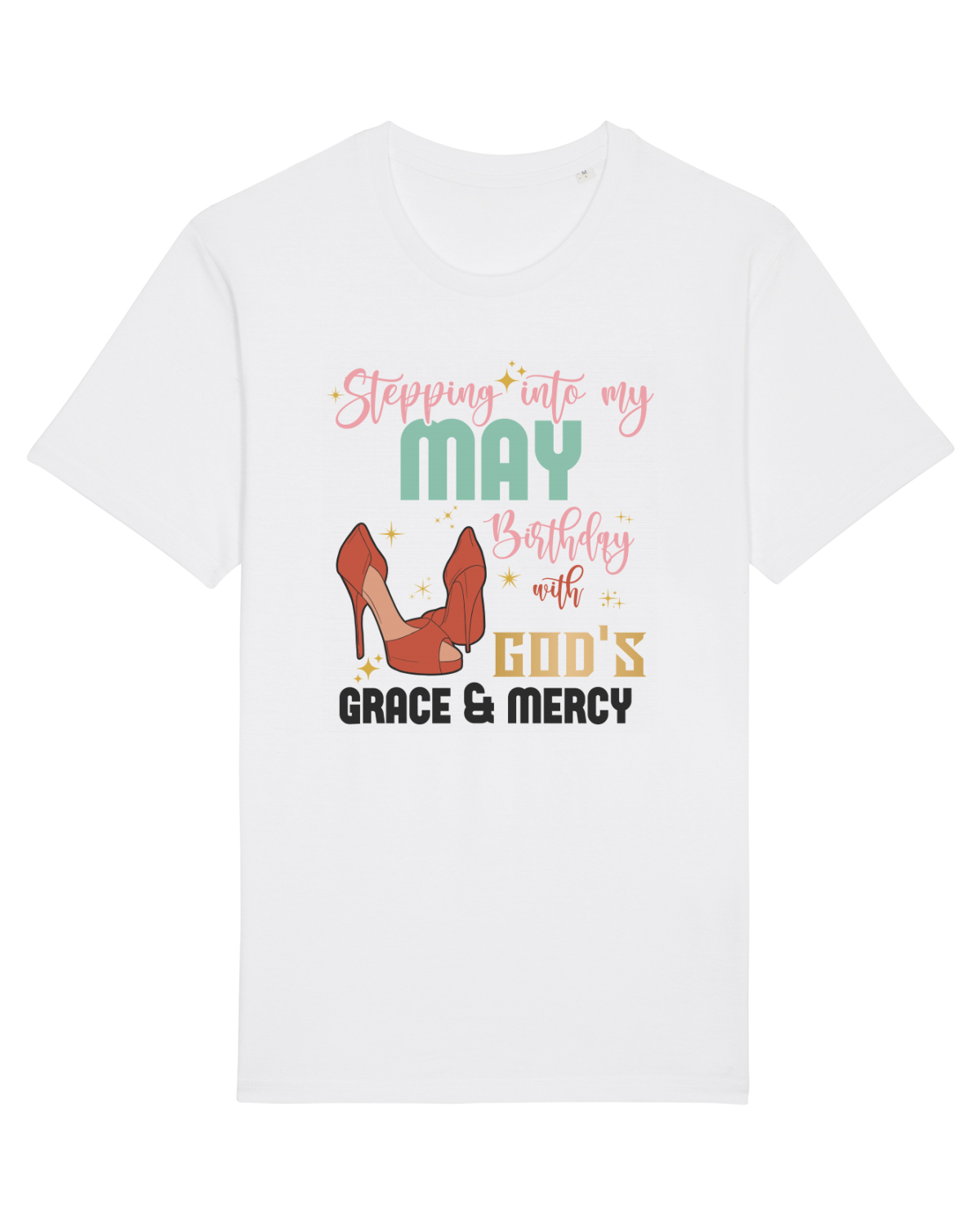 Tricou mânecă scurtă Unisex Rocker White