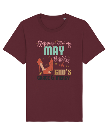 Stepping Into My May Birthday Burgundy