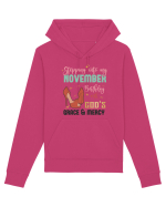 Stepping Into My November Birthday Hanorac Unisex Drummer