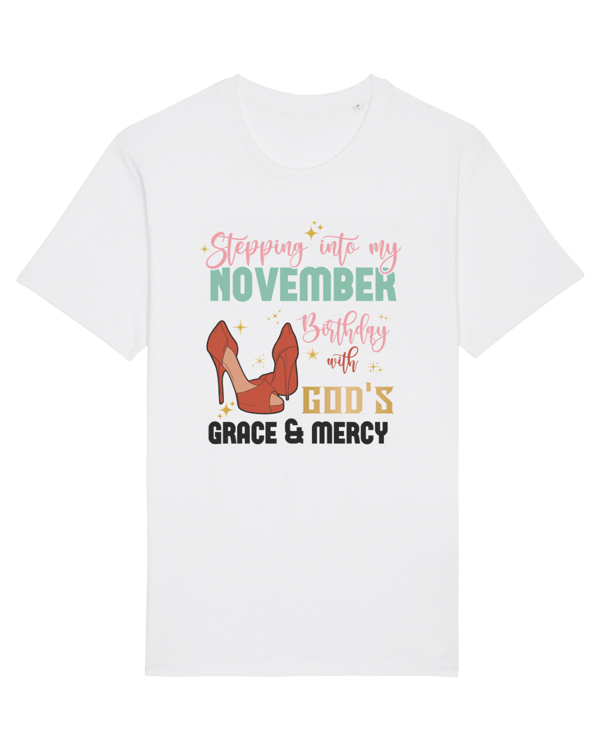 Tricou mânecă scurtă Unisex Rocker White
